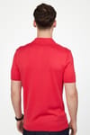 Erkek Polo Yaka Slim Fit Örme Triko Pamuklu Tişört