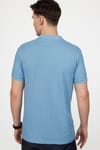 Erkek Polo V Yaka Slim Fit Düğmesiz Örme Pamuklu  Tişört