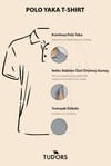 Erkek Slim Fit Dar Kesim %100 Pamuk Düz Pike Gri Polo Yaka Tişört