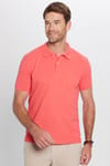 Erkek Slim Fit Dar Kesim Pamuklu Yumuşak Dokulu Serin Tutan Kumaş Düz Pike Polo Yaka Tişört
