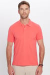 Erkek Slim Fit Dar Kesim Pamuklu Yumuşak Dokulu Serin Tutan Kumaş Düz Pike Polo Yaka Tişört