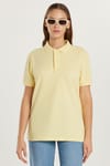Erkek Slim Fit Dar Kesim Pamuklu Yumuşak Dokulu Serin Tutan Kumaş Düz Pike Polo Yaka Tişört