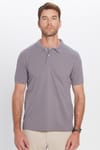 Erkek Slim Fit Dar Kesim Pamuklu Yumuşak Dokulu Serin Tutan Kumaş Düz Pike Polo Yaka Tişört