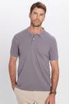Erkek Slim Fit Dar Kesim Pamuklu Yumuşak Dokulu Serin Tutan Kumaş Düz Pike Polo Yaka Tişört