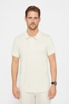 Erkek Slim Fit Dar Kesim Pamuklu Yumuşak Dokulu Serin Tutan Kumaş Düz Pike Polo Yaka Tişört