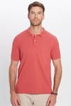 Erkek Slim Fit Dar Kesim Pamuklu Yumuşak Dokulu Serin Tutan Kumaş Düz Pike Polo Yaka Tişört