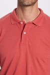 Erkek Slim Fit Dar Kesim Pamuklu Yumuşak Dokulu Serin Tutan Kumaş Düz Pike Polo Yaka Tişört