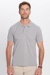 Erkek Slim Fit Dar Kesim Pamuklu Yumuşak Dokulu Serin Tutan Kumaş Düz Pike Polo Yaka Tişört