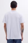 Unisex Relax Fit Rahat Kesim %100 Pamuk Yumuşak Dokulu Hafif Kalın Basic Bisiklet Yaka Beyaz Tişört