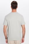 Unisex Relax Fit Rahat Kesim %100 Pamuk Yumuşak Dokulu Basic Bisiklet Yaka Gri Tişört