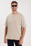 Relax Fit Rahat Kesim Yumuşak Dokulu Pamuklu Bisiklet Yaka Kısa Kol Unisex Tişört