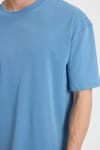 Relax Fit Rahat Kesim Yumuşak Dokulu Pamuklu Bisiklet Yaka Kısa Kol Unisex Tişört