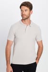 Erkek 5'li Paket Lacivert-Gri-Haki-Bordo-Mavi Slim Fit Dar Kesim Pamuklu Düz Pike Polo Yaka Tişört