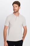 Erkek 5'li Paket Kahverengi-Gri-Bordo-Haki-Mavi Slim Fit Dar Kesim Pamuklu Düz Pike Polo Yaka Tişört