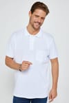 Erkek Regular Fit %100 Pamuk 5'li Siyah-Haki-Bordo-Beyaz-Lacivert Renk Cepli Pike Polo Yaka Tişört
