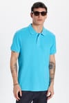 SLIM FIT PLAIN PIQUE T-SHIRT 24/25  TİŞÖRT