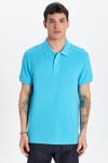 SLIM FIT PLAIN PIQUE T-SHIRT 24/25  TİŞÖRT