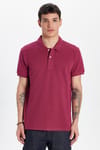SLIM FIT PLAIN PIQUE T-SHIRT 24/25  TİŞÖRT