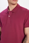 SLIM FIT PLAIN PIQUE T-SHIRT 24/25  TİŞÖRT