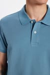 SLIM FIT PLAIN Erkek Slim Fit Dar Kesim %100 Pamuk İndigo Polo Yaka TişörtPIQUE T-SHIRT 24/25  TİŞÖRT