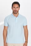 SLIM FIT PLAIN PIQUE T-SHIRT 24/25  TİŞÖRT