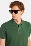 SLIM FIT PLAIN PIQUE T-SHIRT 24/25  TİŞÖRT