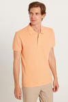 SLIM FIT PLAIN PIQUE T-SHIRT 24/25  TİŞÖRT
