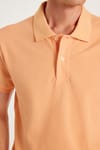 SLIM FIT PLAIN PIQUE T-SHIRT 24/25  TİŞÖRT
