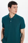 SLIM FIT PLAIN PIQUE T-SHIRT 24/25  TİŞÖRT
