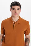 SLIM FIT PLAIN PIQUE T-SHIRT 24/25  TİŞÖRT