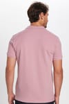 SLIM FIT PLAIN PIQUE T-SHIRT 24/25  TİŞÖRT