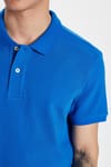 SLIM FIT PLAIN PIQUE T-SHIRT 24/25  TİŞÖRT