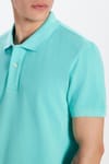 SLIM FIT PLAIN PIQUE T-SHIRT 24/25  TİŞÖRT