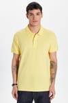 SLIM FIT PLAIN PIQUE T-SHIRT 24/25  TİŞÖRT