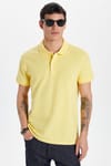SLIM FIT PLAIN PIQUE T-SHIRT 24/25  TİŞÖRT