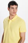 SLIM FIT PLAIN PIQUE T-SHIRT 24/25  TİŞÖRT