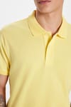 SLIM FIT PLAIN PIQUE T-SHIRT 24/25  TİŞÖRT