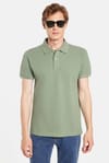 SLIM FIT PLAIN PIQUE T-SHIRT 24/25  TİŞÖRT