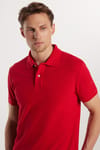 SLIM FIT PLAIN PIQUE T-SHIRT 24/25  TİŞÖRT