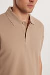SLIM FIT PLAIN PIQUE T-SHIRT 24/25  TİŞÖRT
