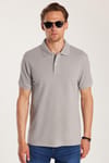 SLIM FIT PLAIN PIQUE T-SHIRT 24/25  TİŞÖRT