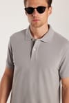 SLIM FIT PLAIN PIQUE T-SHIRT 24/25  TİŞÖRT