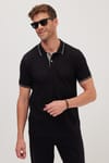 Erkek Slim Fit Dar Kesim Pamuklu Yumuşak Dokulu Serin Tutan Kumaş Düz Pike Polo Yaka Tişört