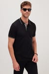 Erkek Slim Fit Dar Kesim Pamuklu Yumuşak Dokulu Serin Tutan Kumaş Düz Pike Polo Yaka Tişört