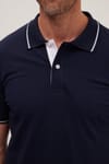 Erkek Slim Fit Dar Kesim Pamuklu Yumuşak Dokulu Serin Tutan Kumaş Düz Pike Polo Yaka Tişört