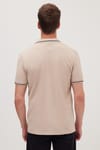 Erkek Slim Fit Dar Kesim Pamuklu Yumuşak Dokulu Serin Tutan Kumaş Düz Pike Polo Yaka Tişört