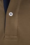 Erkek Slim Fit Dar Kesim %100 Pamuk Yumuşak Dokulu Serin Tutan Kumaş Pike Kahverengi Polo Yaka Tişört