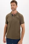 Erkek Slim Fit Dar Kesim %100 Pamuk Yumuşak Dokulu Serin Tutan Kumaş Pike Kahverengi Polo Yaka Tişört