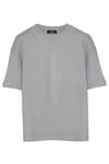 THREE PIECES OVERSIZE SHORT SLV PLAIN CREW NECK T-SHIRT