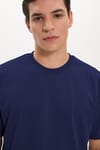 BOXY FIT SHORT SLV PLAIN CREW NECK T-SHIRT